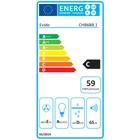 Kép 2/2 - EVIDO Fade 60GB beépíthető süllyesztett fekete páraelszívó