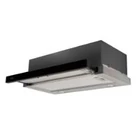 Kép 1/2 - Evido Slimlux (CHT6TB.3) teleszkópos kihúzható 60 cm fekete üveg/inox páraelszívó