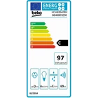 Kép 2/2 - Beko HCA-92640 BH beépíthető döntött ernyős kürtős páraelszívó 90 cm (fekete)