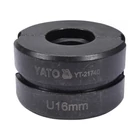 Kép 1/3 - YATO Krimpelő betét YT-21735 krimpelőhöz U-típus 16 mm