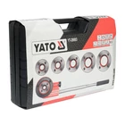Kép 4/4 - YATO Csőmenetmetsző készlet 6 részes (1/2'-2')