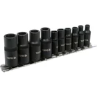 Kép 3/3 - YATO Menetfúró dugókulcs adapter készlet 10 részes 1/4,3/8