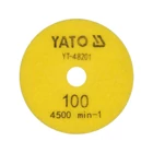 Kép 2/2 - YATO Tépőzáras gyémánt csiszoló és polírozókorong 100 mm / P100 vizes/száraz