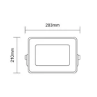 Kép 5/6 - Asalite LED Reflektor Slim 100W 6500K (9000 lumen)
