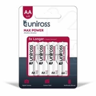 Kép 1/2 - Uniross MAX POWER Alkáli Ceruza Elem AA (LR6) (1,5V) B4