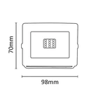 Kép 5/6 - Asalite LED Fehér Reflektor Slim 10W 4500K (900 lumen)