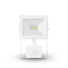Kép 1/6 - Asalite LED Fehér Reflektor Slim 20W 4500K (1800 lumen) + Mozgásérzékelő Szenzor