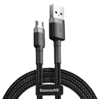 Kép 1/7 - Baseus Cafule USB-Micro-USB kábel, 1m, 2.4A (szürke-fekete)
