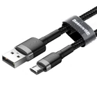 Kép 2/7 - Baseus Cafule USB-Micro-USB kábel, 1m, 2.4A (szürke-fekete)