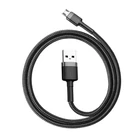 Kép 3/7 - Baseus Cafule USB-Micro-USB kábel, 1m, 2.4A (szürke-fekete)