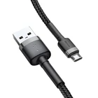 Kép 4/7 - Baseus Cafule USB-Micro-USB kábel, 1m, 2.4A (szürke-fekete)
