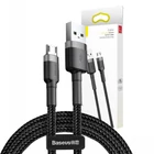 Kép 7/7 - Baseus Cafule USB-Micro-USB kábel, 1m, 2.4A (szürke-fekete)