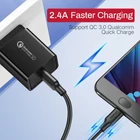 Kép 3/7 - USB-Mikro USB-kábel UGREEN QC 3.0 2,4A 1m (fekete)
