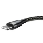 Kép 4/11 - Baseus Cafule 1,5A 2 m-es Lightning USB-kábel (szürke-fekete)