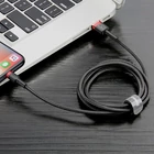 Kép 6/11 - Baseus Cafule 2.4A Lightning USB-kábel 1m (fekete-piros)
