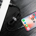 Kép 8/11 - Baseus Cafule 2.4A Lightning USB-kábel 1 m (szürke-fekete)