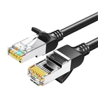 Kép 1/2 - UGREEN hálózati kábel fém csatlakozókkal, Ethernet RJ45, Cat.6, UTP, 5 m (fekete)