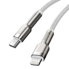 Kép 5/12 - Baseus Cafule USB-C-Lightning kábel, PD, 20 W, 1 m (fehér)