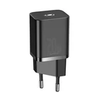 Kép 5/9 - Baseus Super Si USB-C gyorstöltő, 20W, 1 m-es USB-C-Lightning kábellel (fekete)