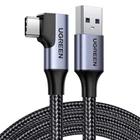 Kép 2/2 - UGREEN US385 USB-USB-C kábel, 3A, 1m (fekete)