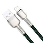 Kép 4/7 - Baseus Cafule USB - Lightning Kábel, 2.4A, 1m (zöld)