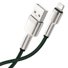 Kép 5/7 - Baseus Cafule USB - Lightning Kábel, 2.4A, 1m (zöld)