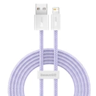 Kép 2/6 - Baseus Dynamic USB-Lightning kábel, 2,4A, 2m (lila)