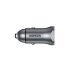 Kép 3/3 - UGREEN CD130 autós töltő, USB-A+PD 3.0, USB-C, QC3.0 30W (szürke)