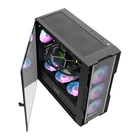 Kép 4/6 - Darkflash DK431 Mesh számítógépház + 4 ARGB ventilátor (fekete)