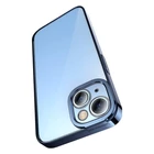 Kép 3/7 - Baseus Glitter iPhone 14 Plus Átlátszó tok és üvegfólia (kék)