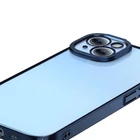 Kép 5/7 - Baseus Glitter iPhone 14 Plus Átlátszó tok és üvegfólia (kék)
