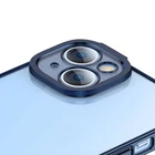 Kép 6/7 - Baseus Glitter iPhone 14 Plus Átlátszó tok és üvegfólia (kék)