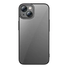 Kép 2/7 - Baseus Glitter iPhone 14 Plus Átlátszó tok és üvegfólia (fekete)