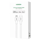 Kép 3/3 - UGREEN US171 Lightning-USB-C kábel, 3A, 1,5 m (fehér)