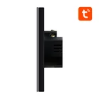 Kép 3/3 - ZigBee Avatto ZTS02-EU-B2 érintőkapcsoló Dual TUYA (fekete)