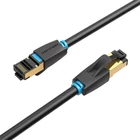 Kép 3/5 - Hálózati kábel CAT8 SFTP Vention IKABF RJ45 Ethernet 40Gbps 1m fekete