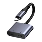 Kép 7/7 - 2 az 1-ben audio adapter Joyroom SY-L01 Lightning 3.5mm + Lightning (fekete)