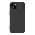 Kép 1/2 - Nillkin CamShield Silky szilikon tok iPhone 15 Plus készülékhez (fekete)