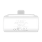 Kép 5/7 - Baseus Compact powerbank, 5000mAh, 20W (fehér)