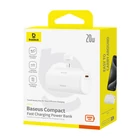 Kép 6/7 - Baseus Compact powerbank, 5000mAh, 20W (fehér)