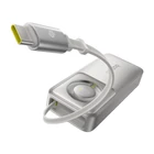 Kép 1/5 - Baseus Free2Pull powerbank kábellel, 10000mAh, 30W (szürke)