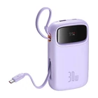 Kép 4/9 - Baseus QPow 2 powerbank, 10000mAh, 30W, 2xUSB-C (lila)