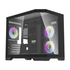 Kép 1/10 - Darflash FT418 számítógépház + 6 ARGB ventilátor (fekete)