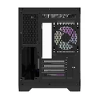Kép 2/10 - Darflash FT418 számítógépház + 6 ARGB ventilátor (fekete)