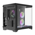 Kép 8/10 - Darflash FT418 számítógépház + 6 ARGB ventilátor (fekete)