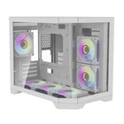 Kép 8/10 - Darkflash FT418 számítógépház + 6 ARGB ventilátor (fehér)