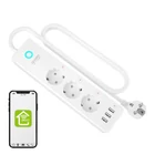 Kép 3/3 - Gosund P1 PLUS Wifi-s okos elosztó, Tuya (4x AC schuko, 3x USB-A)