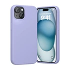 Kép 2/2 - Vention KUFV0-20 szilikon tok iPhone 15 Plus készülékhez (lila)