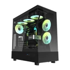 Kép 1/7 - Darkflash DPX90 számítógépház (fekete) + 3 ventilátor