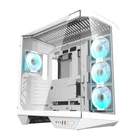 Kép 1/6 - Darkflash DY470 számítógépház + 4 ventilátor (fehér)